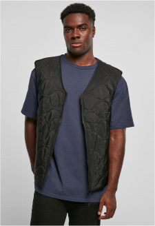 Zipped Gilet black