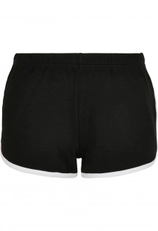 Ladies Organic Interlock Retro Hotpants black/white