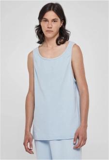 Heavy Oversized Acid Wash Tank balticblue