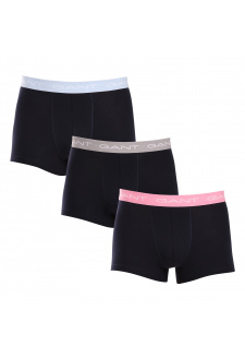 3PACK férfi boxer Gant fekete