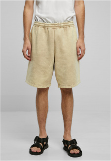 Heavy Stone Washed Sweat Shorts unionbeige