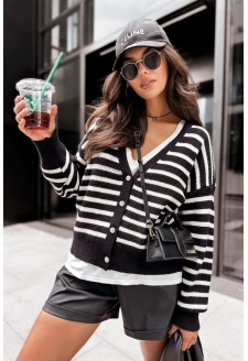 Női pulóver BREEZY fekete Dstreet MY1989