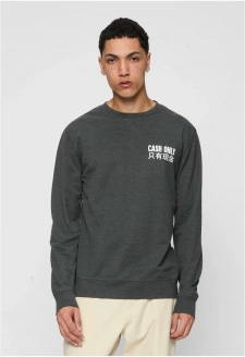 Cash Only Crewneck charcoal