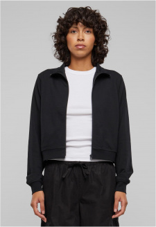 Ladies Light Terry Track Jacket black