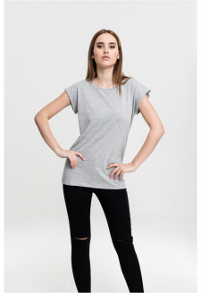 Ladies Extended Shoulder Tee grey