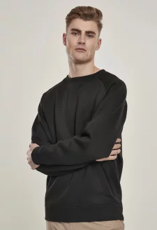 Raglan Zip Pocket Crew black