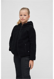 Kids Teddyfleecejacket Hood black