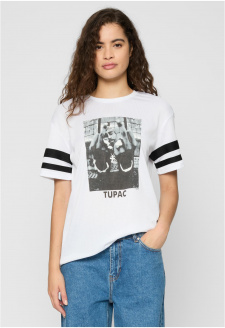 Ladies 2Pac Stripes Tee white