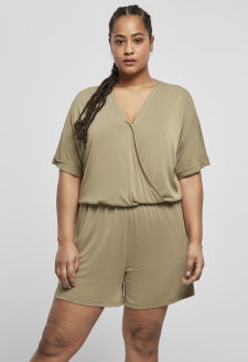 Ladies Short Modal Jumpsuit khaki