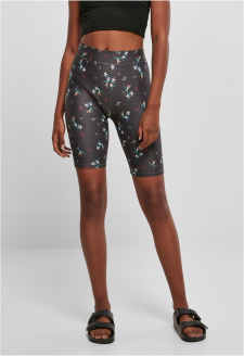 Ladies Soft AOP Cycle Shorts blackfloret