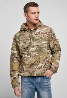 Fleece Pull Over Windbreaker tactical camo