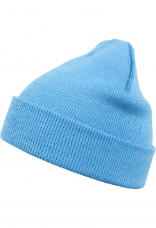 Beanie Basic Flap turquoise