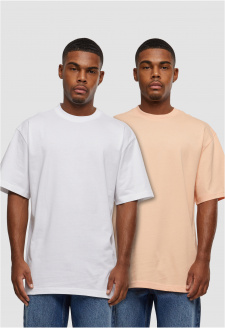 Tall Tee 2-Pack softapricot+white