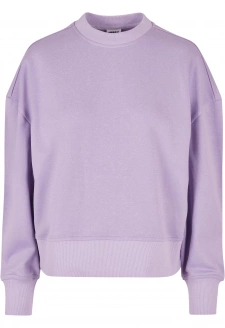 Ladies Oversized Terry Crewneck lilac