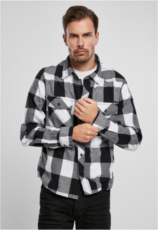 Checked Shirt white/black