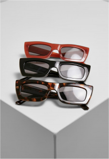 Sunglasses Sanremo 3-Pack black/red/amber