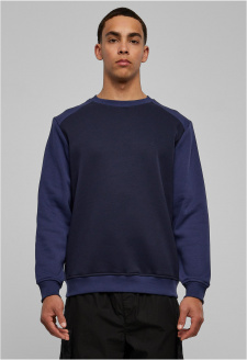 2-Tone Fake Raglan Crew midnightnavy/darkblue