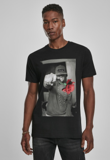 Mister Tee Pistol Rose Tee black