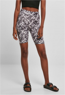 Ladies Soft AOP Cycle Shorts blackfading