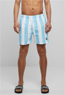 Pattern Swim Shorts balticbluebarstripe