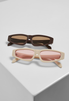 Sunglasses Lefkada 2-Pack brown/brown+offwhite/pink