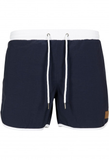 Retro Swimshorts navy/white