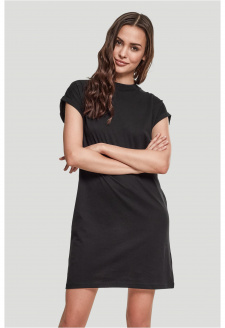 Ladies Turtle Extended Shoulder Dress black