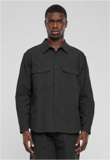 Basic Crepe Shirt black