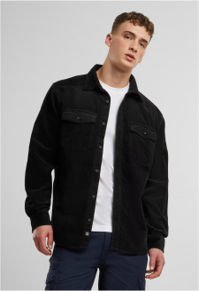 Corduroy Classic Shirt Long Sleeve black