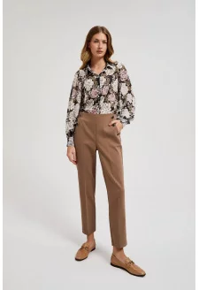 WOMEN'S TROUSERS Z-SP-4524 BROWN
