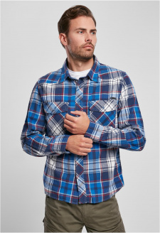 Checked Shirt navy