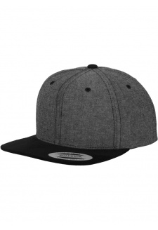 Chambray-Suede Snapback blk/blk