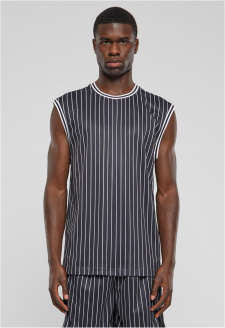 Striped Mesh Tanktop black/white