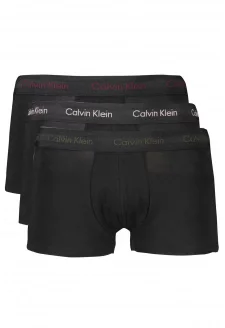 3PACK Pánské boxerky CALVIN KLEIN - černé