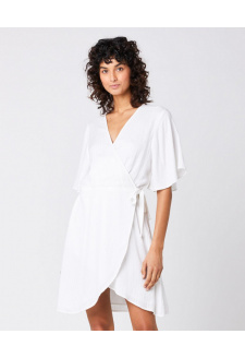 Rip Curl IBIZA WRAP DRESS Fehér