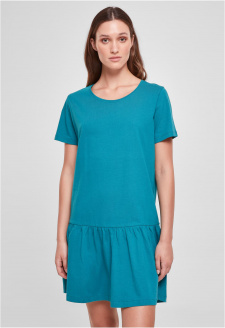 Ladies Valance Tee Dress watergreen