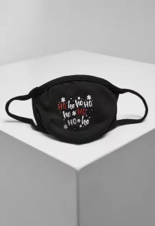 Ho Ho Ho Face Mask black