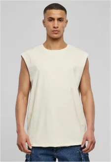 Open Edge Sleeveless Tee whitesand