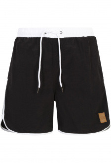 Retro Swimshorts blk/wht