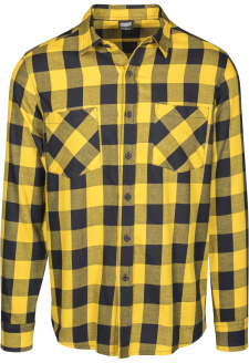 Checked Flanell Shirt blk/honey