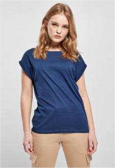 Ladies Extended Shoulder Tee spaceblue