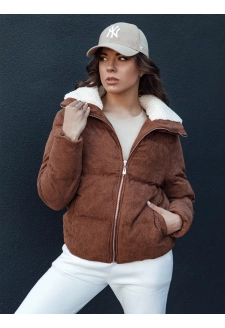 Női téli kabát TRENDYGLAM barna Dstreet TY4360