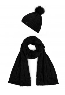 Dámský set šály a čepice Vuch Sheron Set Black