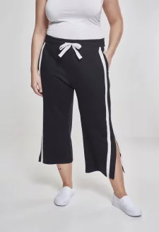 Ladies Taped Terry Culotte black/white