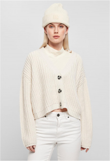 Ladies Oversized Cardigan whitesand