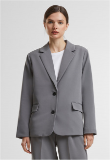 Ladies Long Blazer cloudgrey