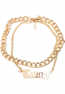 Zodiac Golden Anklet taurus