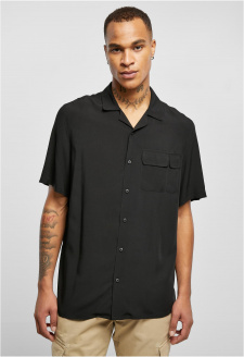 Viscose Camp Shirt black