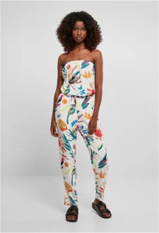 Ladies Viscose Bandeau Jumpsuit whitesandfruity