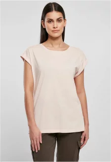 Ladies Organic Extended Shoulder Tee pink